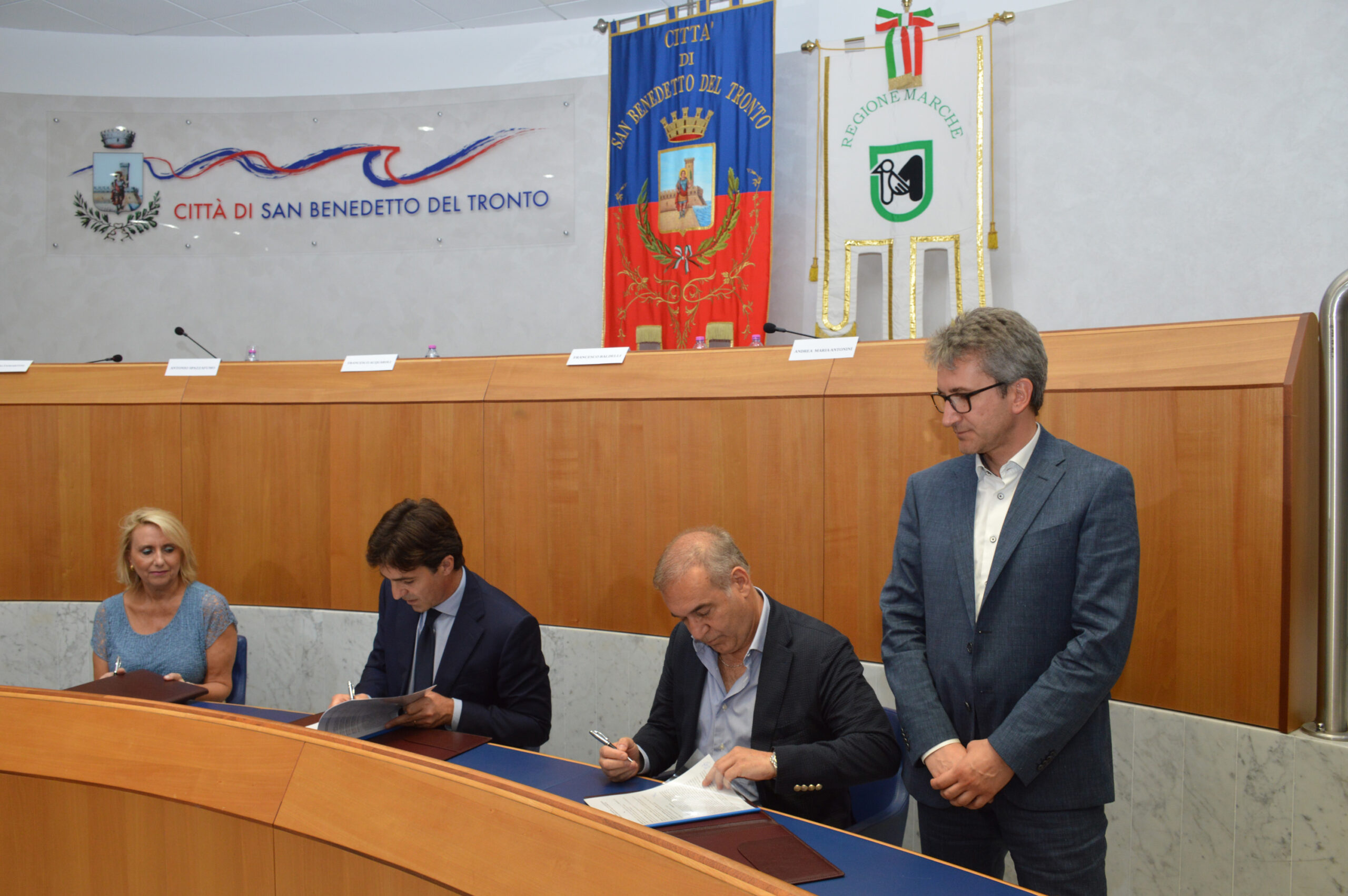 Firmato Laccordo Per La Realizzazione Dellospedale Di San Benedetto