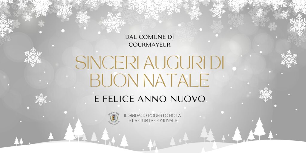 Comune Di Courmayeur Auguri Di Buone Feste E Felice Anno Nuovo Agenparl