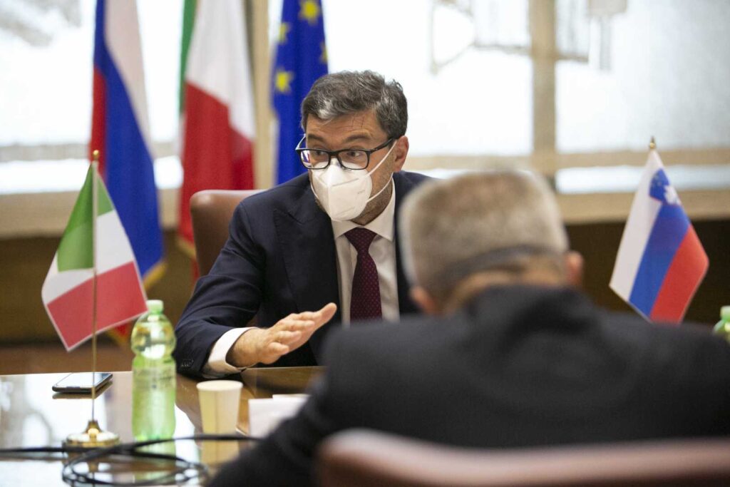 Italia-Slovenia: Giorgetti incontra il ministro Zdravko Po?ivalšek
