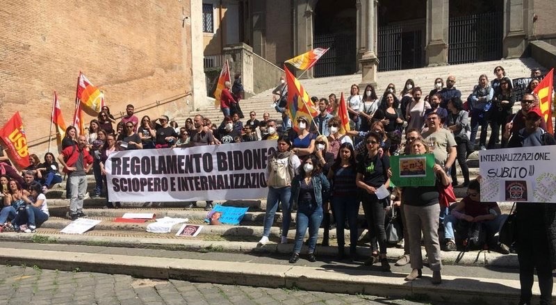 Comunicato stampa: Gli operatori educativi AEC/OEPAC sono in sciopero: martedì 10 maggio presidio in Campidoglio per dire basta sfruttamento. Gualtieri riapra il percorso di internalizzazione