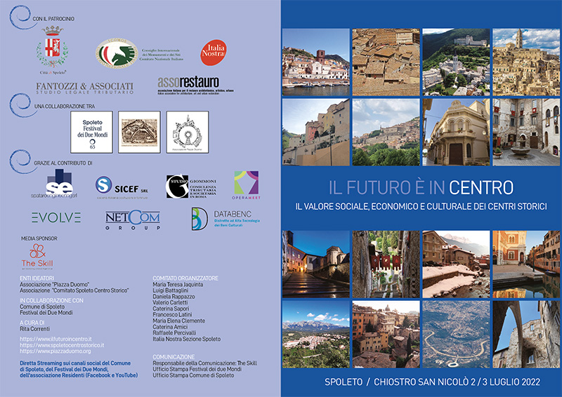 Nei centri storici il futuro dell’Italia | Il convegno il 2 e 3 luglio al San Nicolò