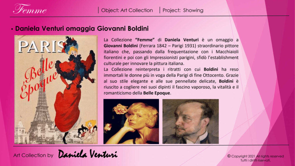 Arte, Daniela Venturi: Omaggio a Giovanni Boldini