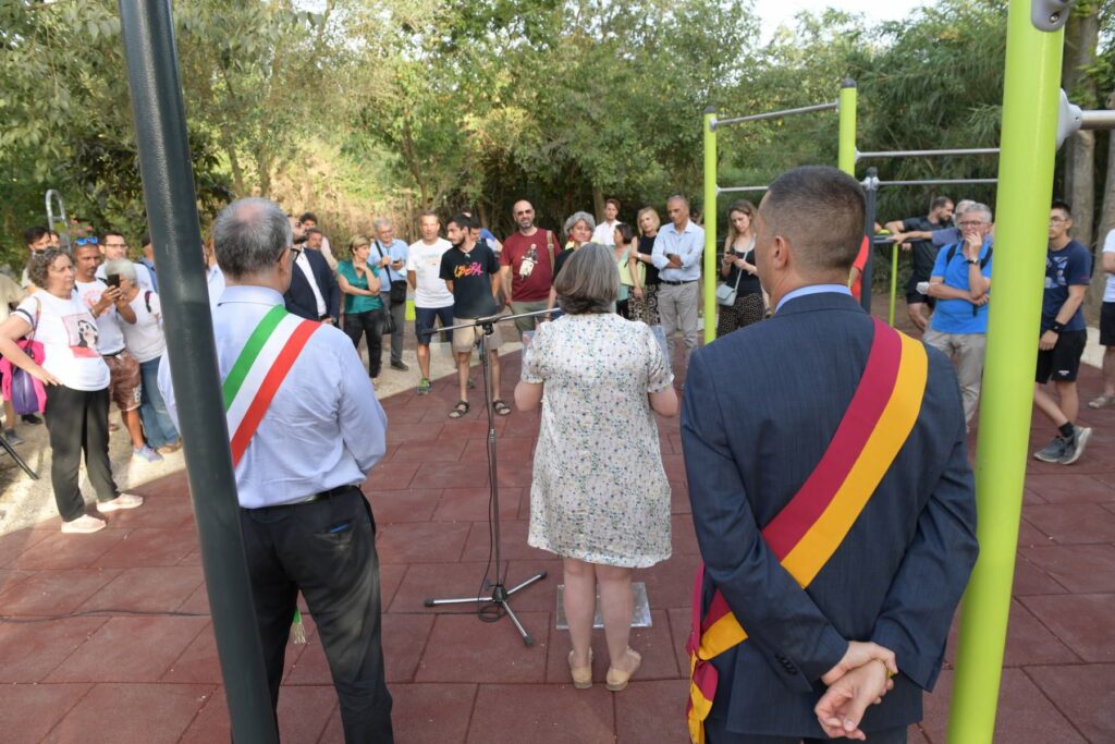 PARCO DELLA CAFFARELLA, GUALTIERI E ALFONSI INAUGURANO NUOVA AREA FITNESS. PROGRAMMATA RIQUALIFICAZIONE DI AREE VERDI IN TUTTI I MUNICIPI