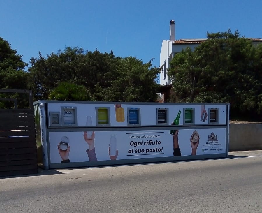 Attive a Platamona e a Ottava due nuove isole ecologiche informatizzate