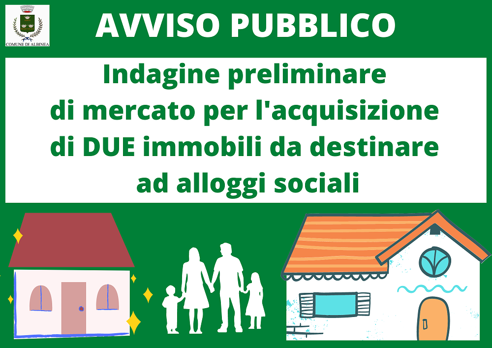 Il Comune di Albinea cerca due immobili vicini al centro da destinare ad alloggi sociali