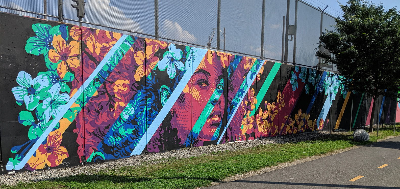 Immagine del murale di Tracie Ching