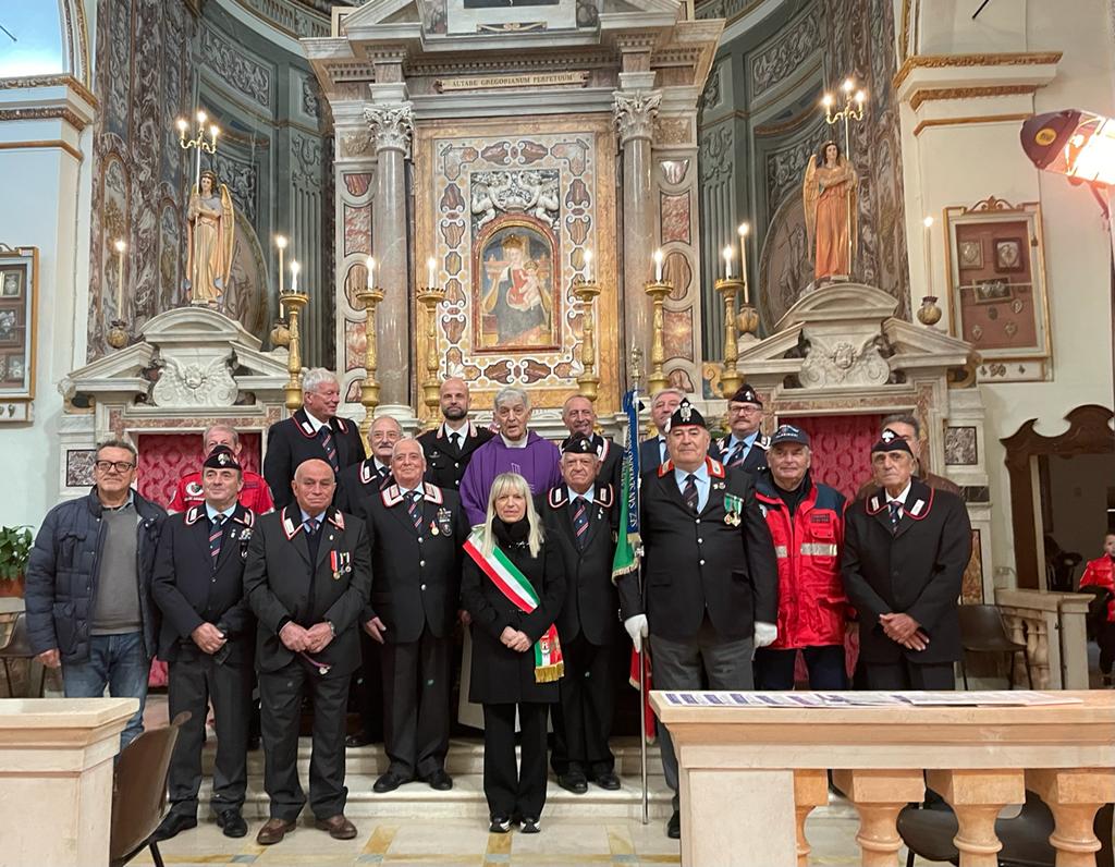 Com. stampa n. 628 (Carabinieri celebrato Virgo Fidelis nel santuario della Madonna dei Lumi) + foto