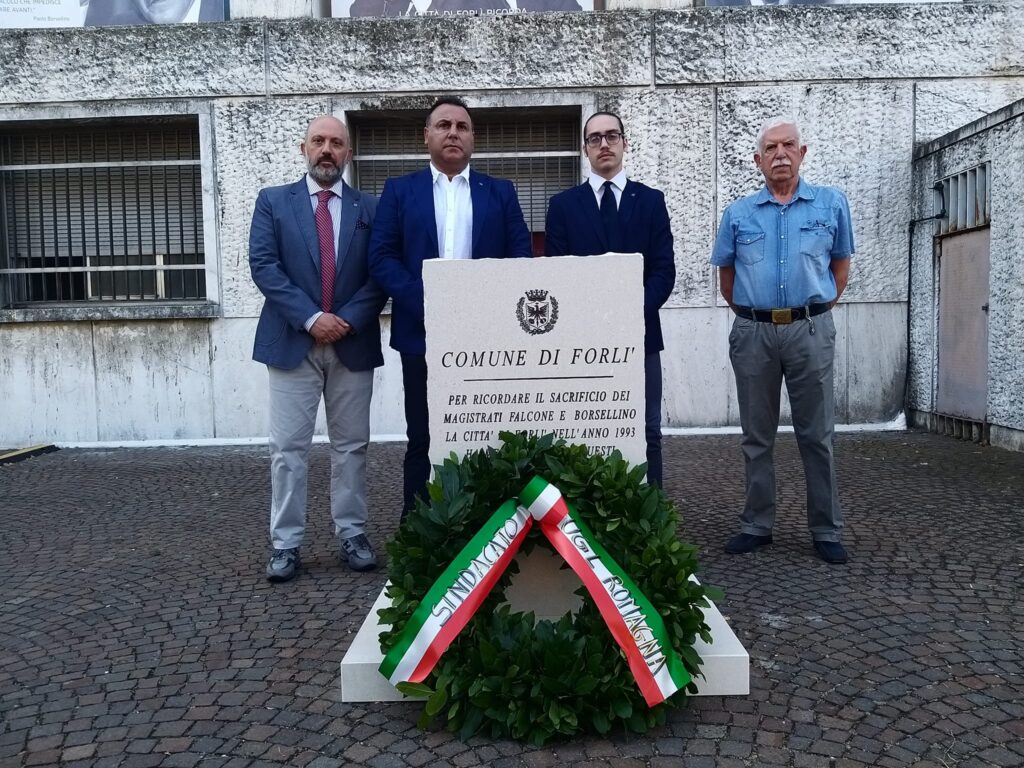 COMUNICATO STAMPA FORLÌ, L’UGL ROMAGNA HA CELEBRATO PAOLO BORSELLINO E GLI AGENTI DELLA SCORTA
