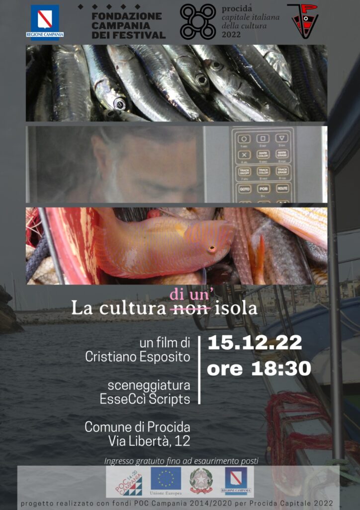 “La cultura di un’isola” il documentario di Cristiano Esposito, promosso dalla Fondazione Campania dei Festival, evento de Natale a Procida