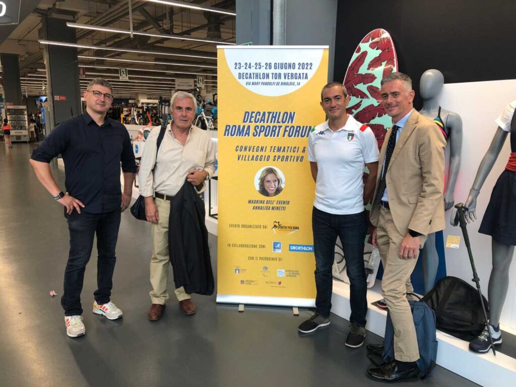 COMUNICATO STAMPA – RICCARDO VIOLA APRE IL DECATHLON ROMA SPORT FORUM: “LE POLITICHE SPORTIVE DEL COMUNE DEVONO ANDARE AVANTI E NON RICOMINCIARE SEMPRE DA ZERO”.