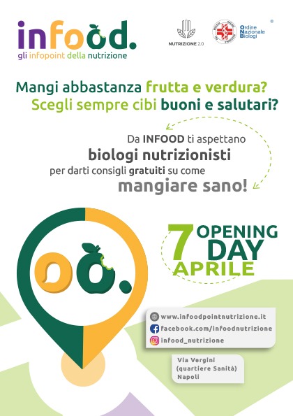 Infood: nel Rione Sanità a Napoli l’infopoint della nutrizione con i consigli dei Biologi