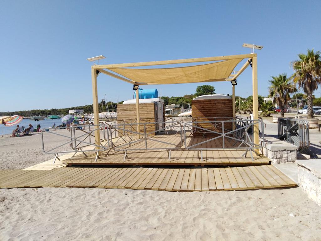 Da domani attiva a San Cataldo la piattaforma attrezzata per persone con disabilitÃ