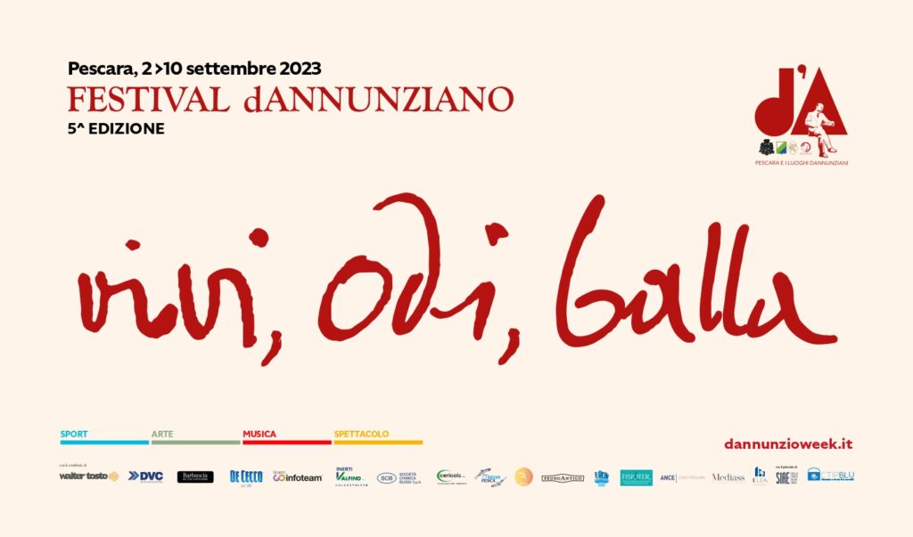 CONFERENZA STAMPA: LUNEDI’ 28 AGOSTO PRESENTAZIONE V EDIZIONE “FESTIVAL DANNUNZIANO”