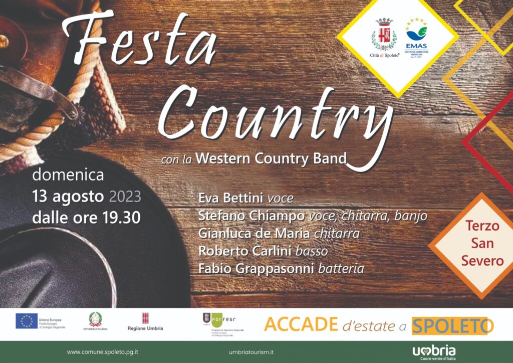 Accade d’estate a Spoleto: i concerti della Western Country Band e del quartetto Back to the future