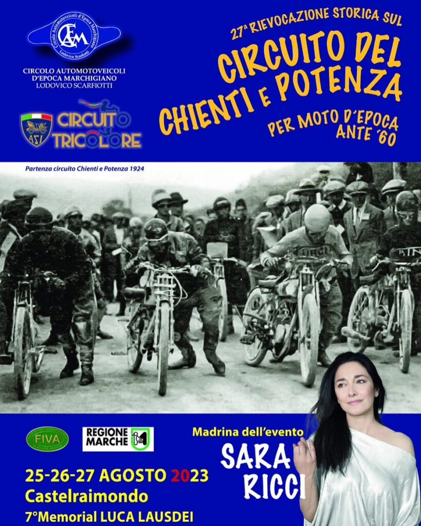 Moto d’epoca – CAEM/Scarfiotti – Circuito Chienti e Potenza – com stampa n°23/2023