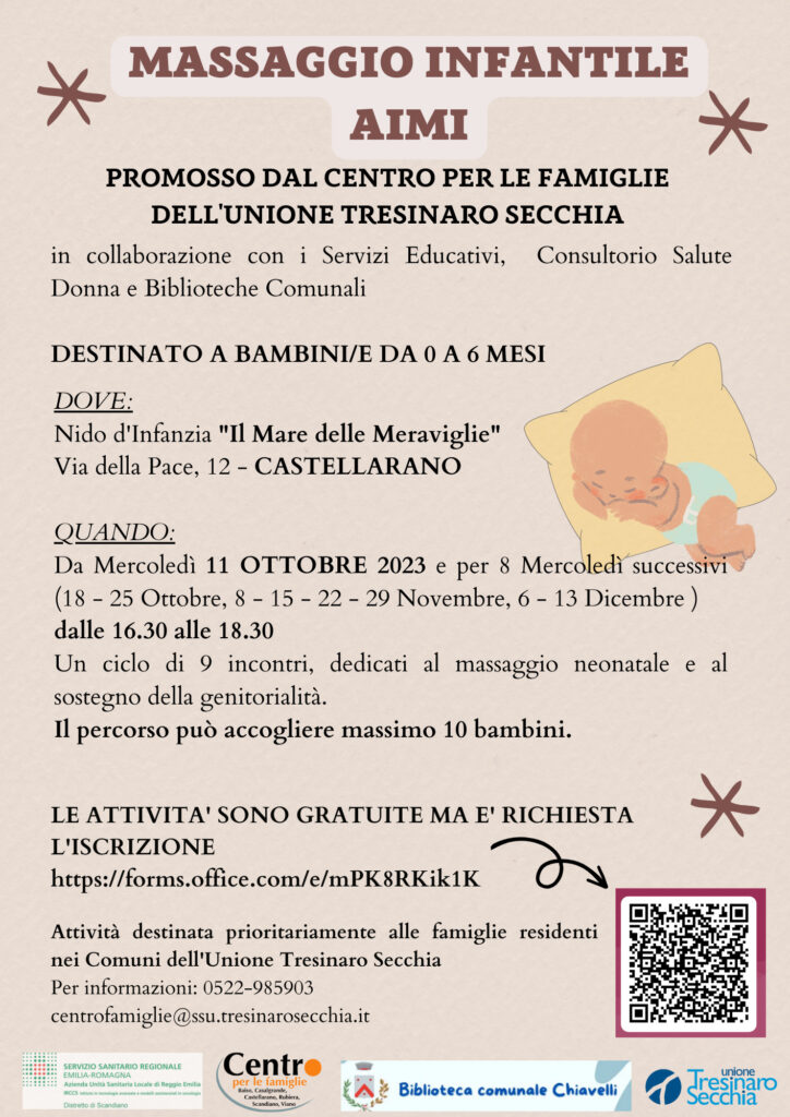 Ripartono i corsi di massaggio neonatale