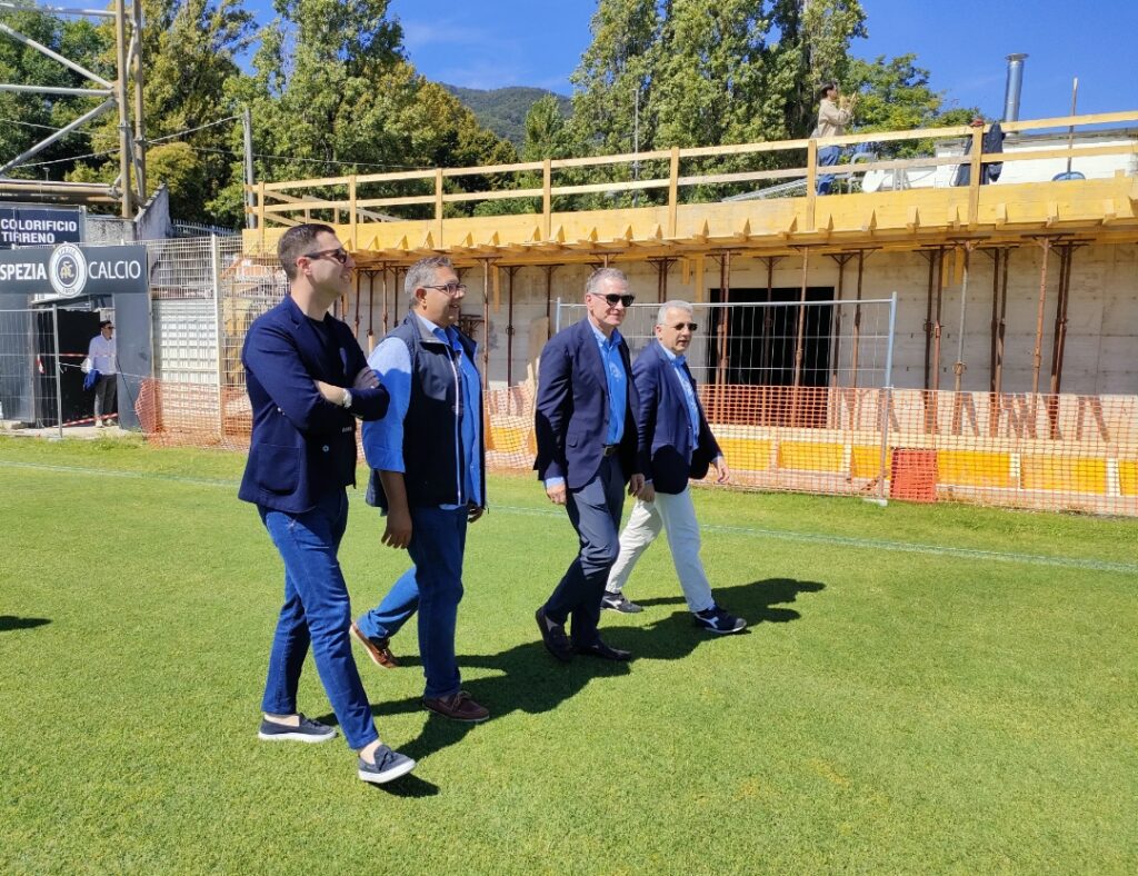 INFRASTRUTTURE, AVANZANO I LAVORI DI ADEGUAMENTO DELLO STADIO PICCO A LA SPEZIA. PRESIDENTE TOTI: “PRESTO LA CITTÀ RIAVRÀ IL SUO STADIO PER DISPUTARE PARTITE AI MASSIMI LIVELLI”