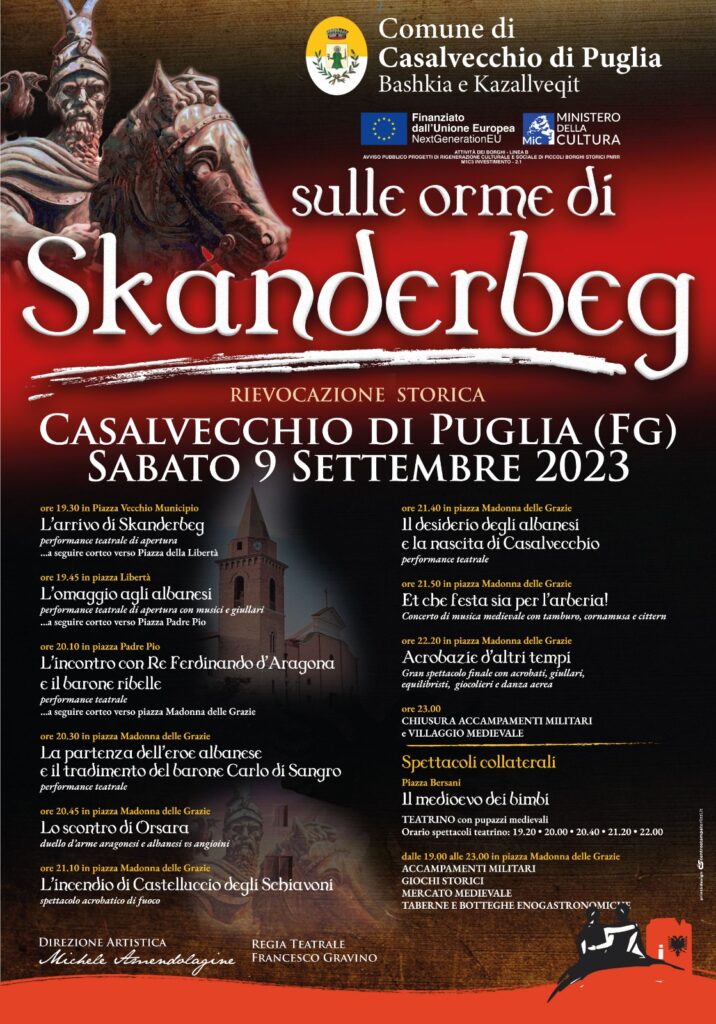Casalvecchio “Sulle orme di Skanderbeg” con oltre 100 figuranti e artisti di strada