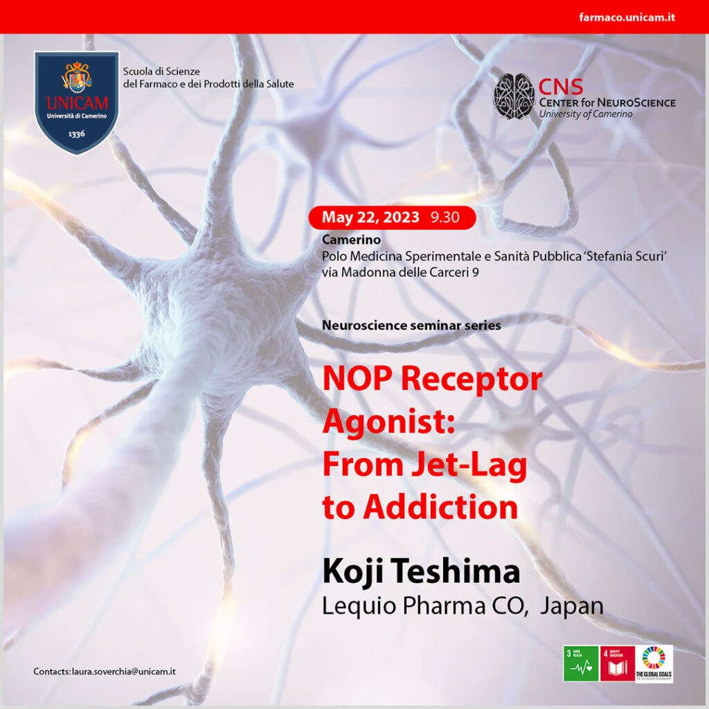 NOP Receptor Agonist: From Jet-Lag to Addiction