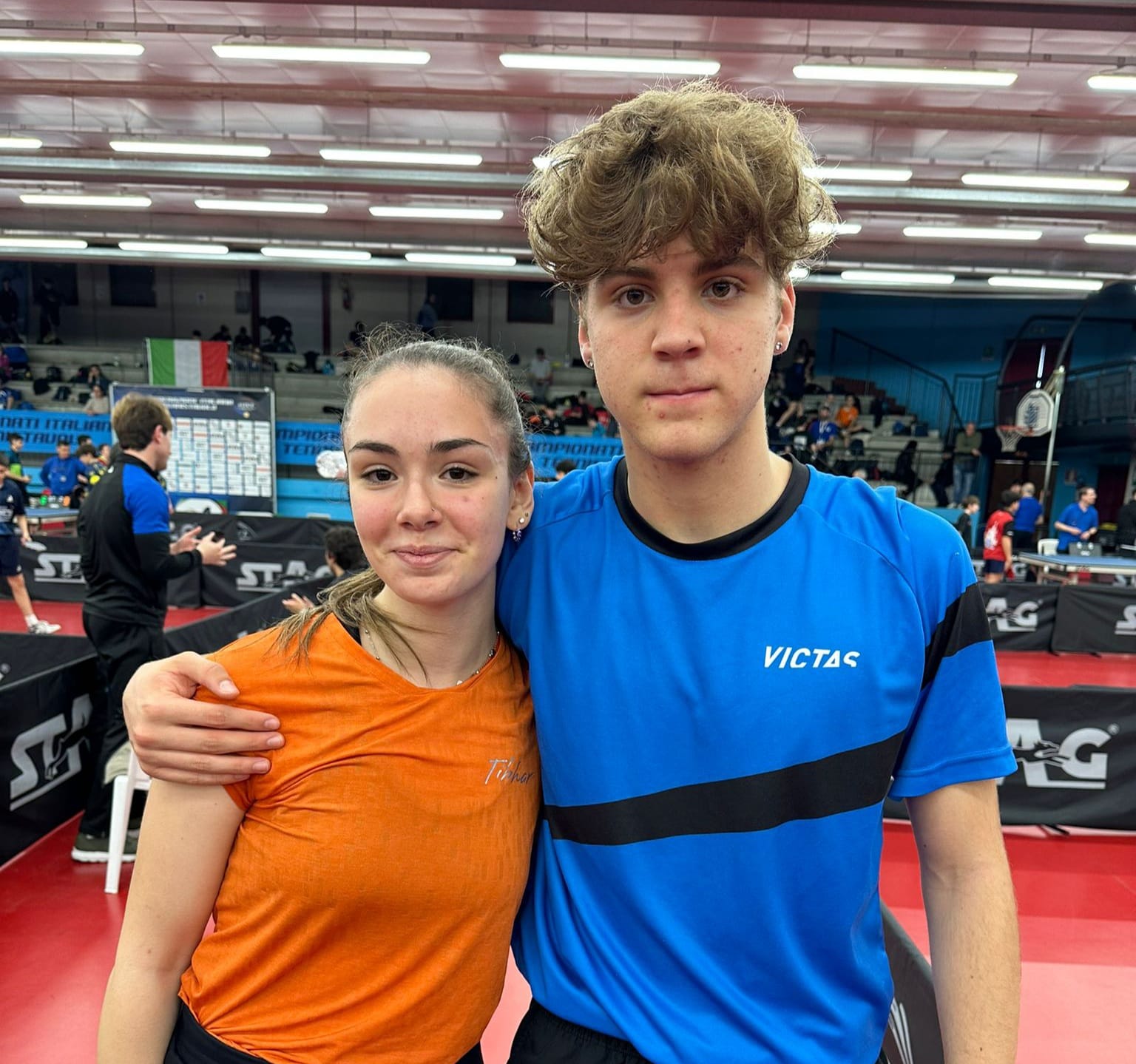 Giacomo Allegranza ed Emma Sereno Regis campioni italiani di doppio misto Under 17 2023