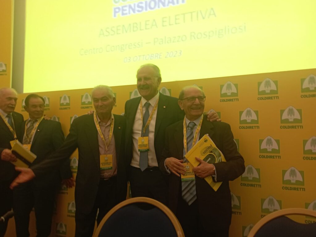 IL LUCANO GORGOGLIONE NEL CONSIGLIO NAZIONE DEI SENIOR DI COLDIRETTI