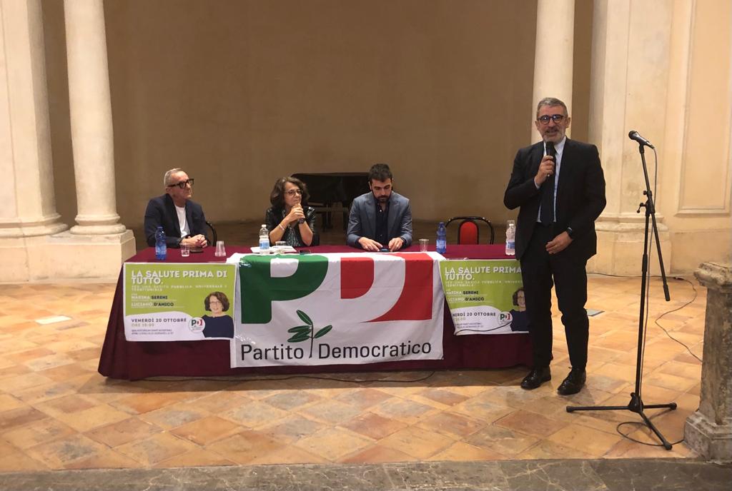Marina Sereni e Luciano D’Amico ad Atri sulla sanità: “In Abruzzo da recuperare gravi ritardi”