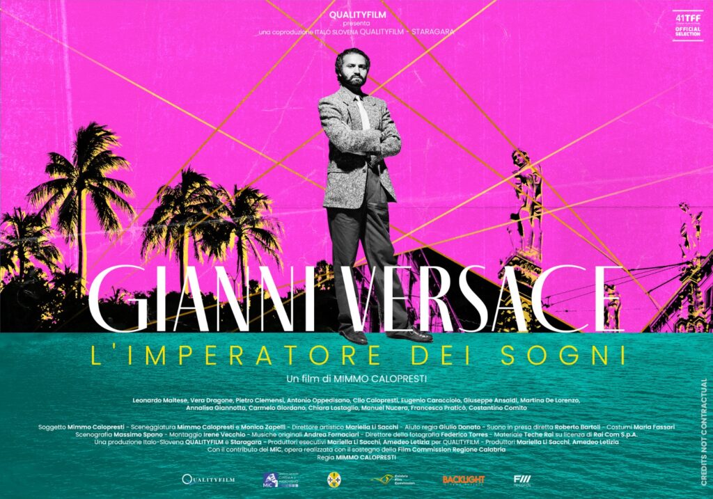 TORINO FILM FESTIVAL: GIANNI VERSACE.L’IMPERATORE DEI SOGNI DI MIMMO CALOPRESTI