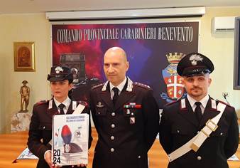 Comunicato stampa inerente la presentazione del Calendario Storico dell’Arma dei Carabinieri ed.2024
