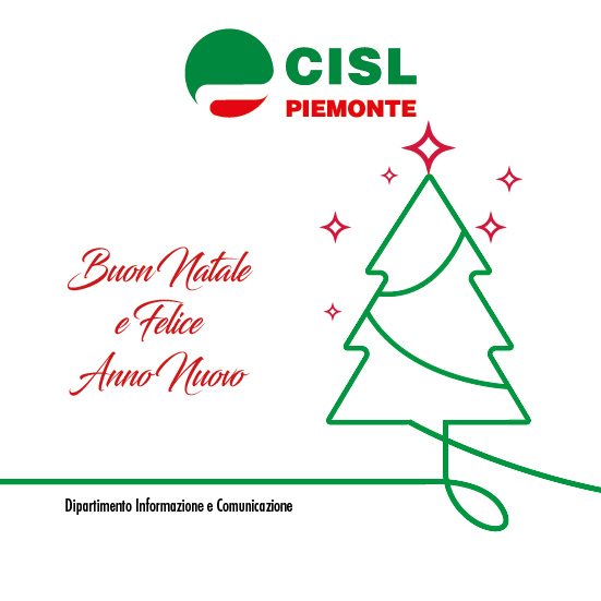 BUONE FESTE DALLA CISL PIEMONTE