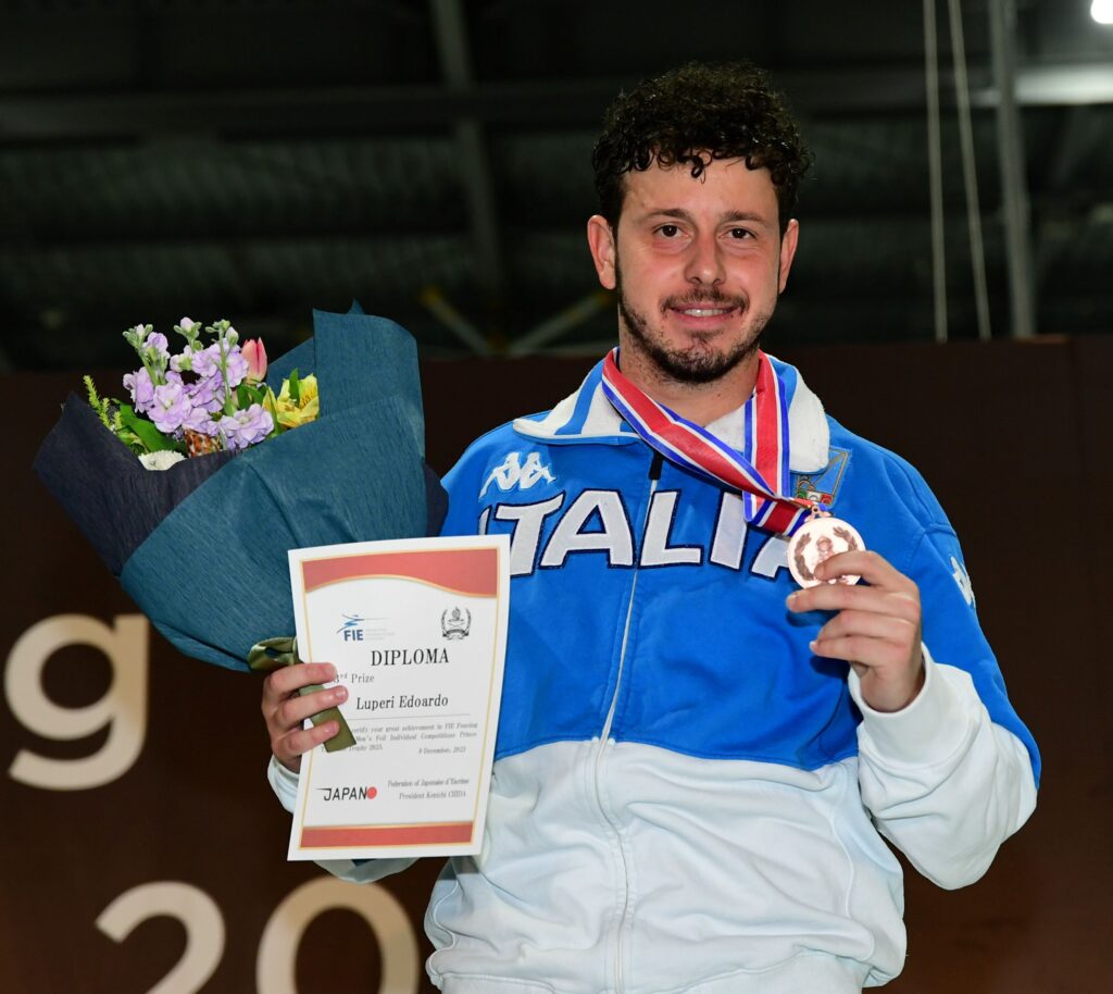 Coppa del Mondo di fioretto maschile – Luperi è bronzo in Giappone, ottimo rientro per Marini che chiude 5°