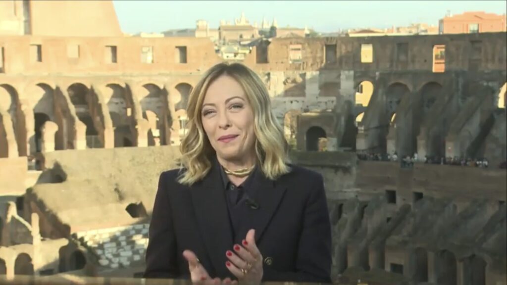 Axiom Space 3, collegamento video Giorgia Meloni e il Colonnello dell’Aeronautica Militare, Walter Villade