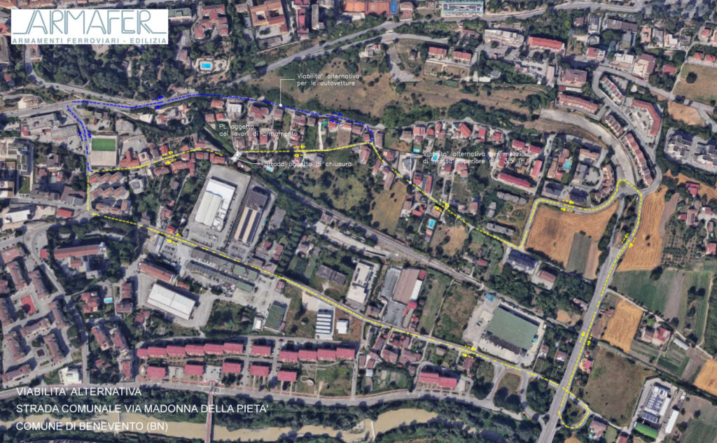 Via Pietà chiusa al traffico in corrispondenza del passaggio a livello
