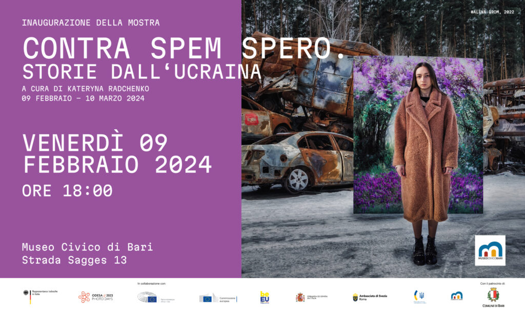 IL COMUNE COMUNICA – domani al Museo Civico l’inaugurazione della mostra “Contra spem spero. Storie dall’Ucraina”, le riflessioni e speranze di 11 artisti ucraini