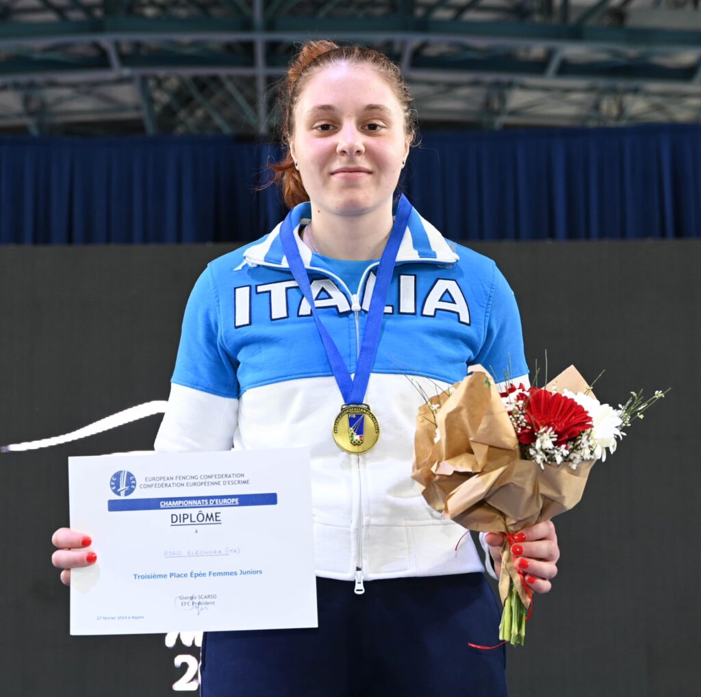 Europei Giovanili Napoli 2024 – Oro per Matteo Iacomoni nel fioretto, argento Edoardo Cantini nella sciabola e bronzo per Eleonora Orso nella spada