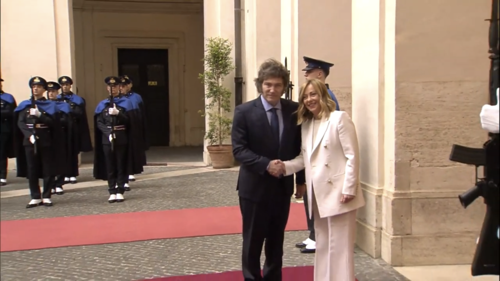 Il Presidente Meloni incontra il Presidente dell’Argentina Milei