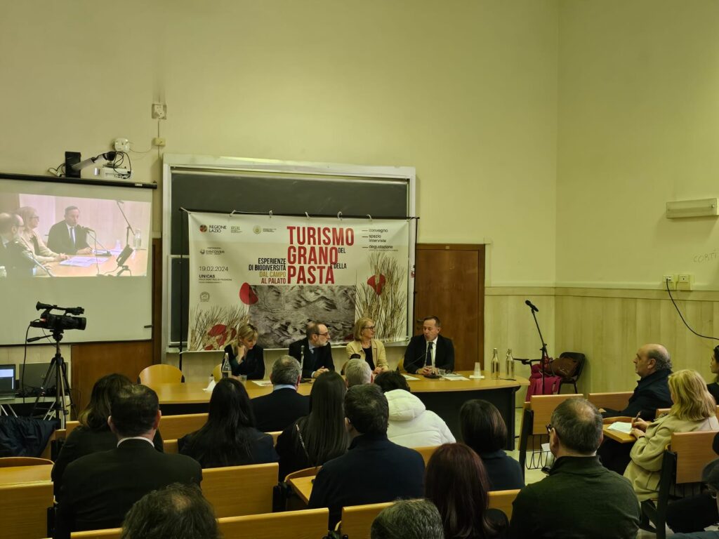 PRESENTATO A FROSINONE IL TURISMO DEL GRANO E DELLA PASTA