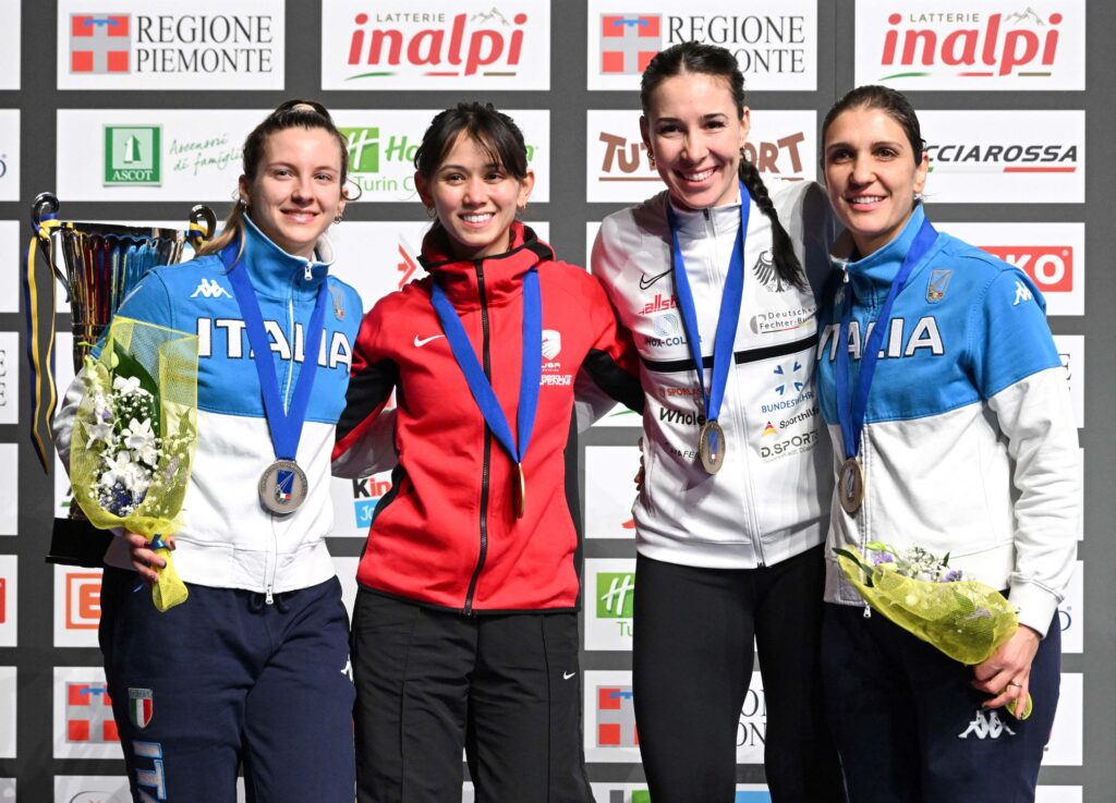 Grand Prix di fioretto – L’Italia a Torino brilla d’argento con Martina Favaretto e di bronzo con mamma Arianna Errigo