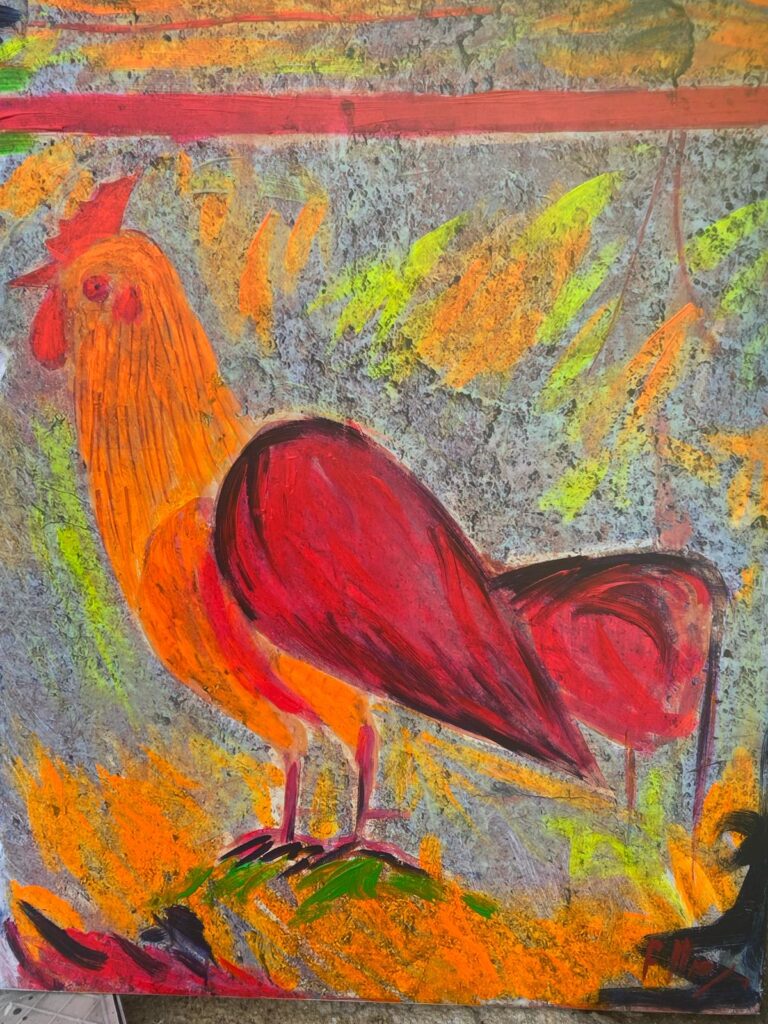 FERNANDO ALFONSO MANGONE CELEBRA IL GALLO DI BUCCINO E IL GALLO LUCANO DI PAESTUM ATTRAVERSO ARTE E STREET ART