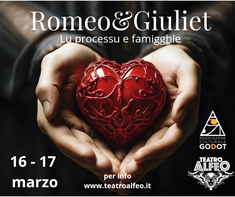 Comunicato stampa: “Romeo&Giuliet, lu processu e famigghie”, al teatro Alfeo di Siracusa procede la rassegna “Amori tossici”