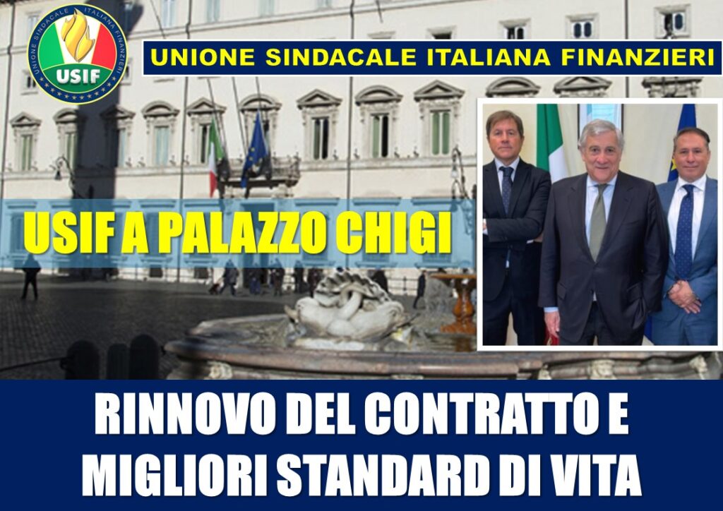 CS/ LAVORO, USIF: “POSITIVO INCONTRO CON IL VICE PRESIDENTE DEL CONSIGLIO”