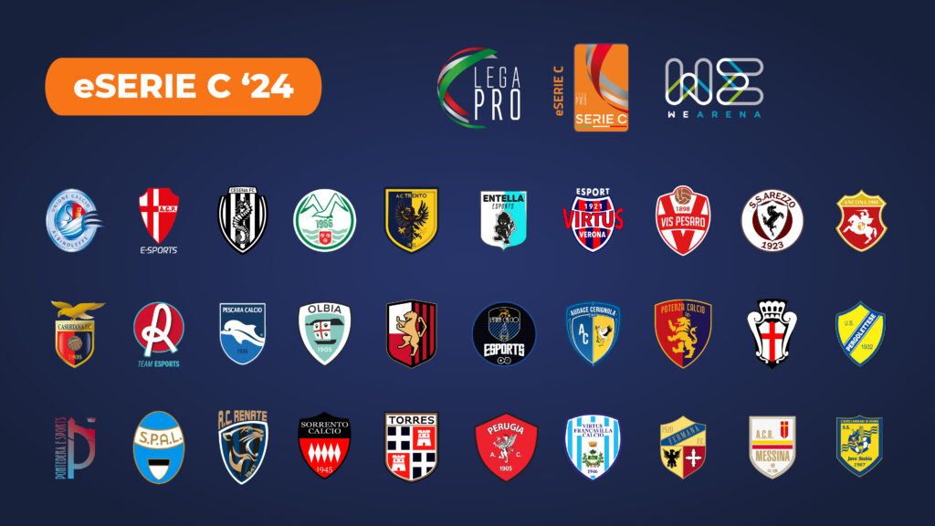 LEGA PRO E WEARENA PRESENTANO LA eSERIE C ‘24