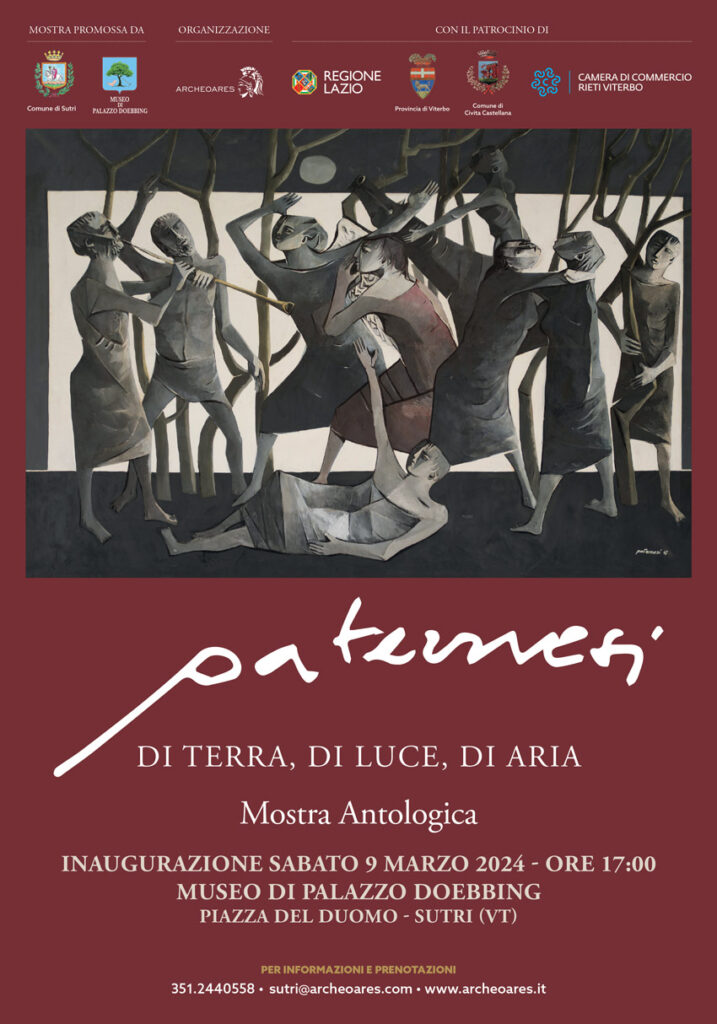 mostra antologica di Alessio Paternesi a Palazzo Doebbing – comunicato stampa