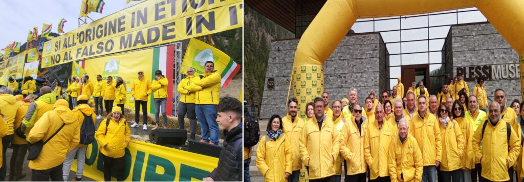 Coldiretti al Brennero, presente anche una folta delegazione dalla Basilicata