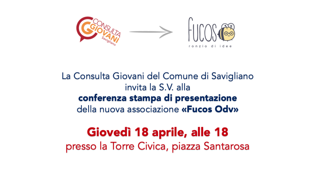 Invito conferenza stampa ass. “Fucos”