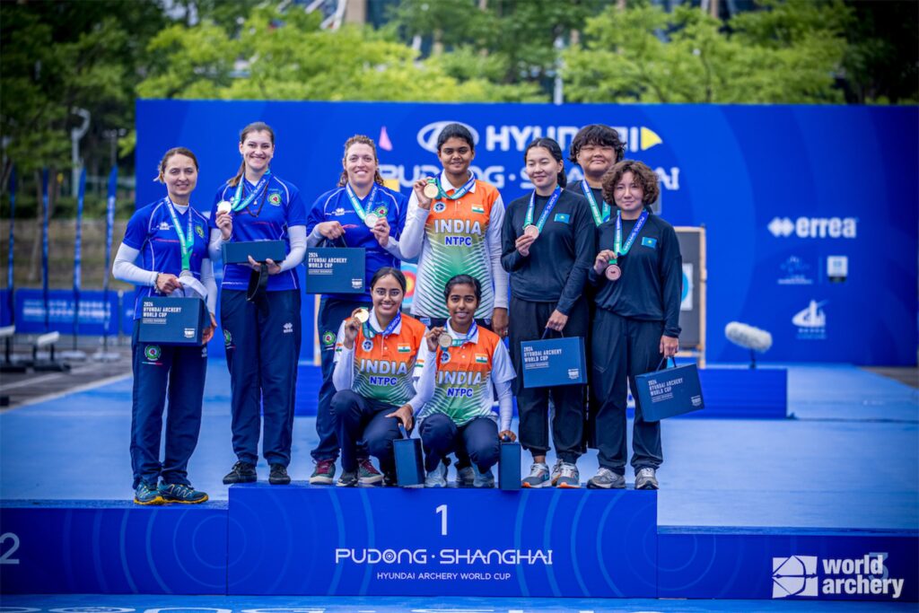 ARCO CdM Shanghai: Argento per le azzurre compound