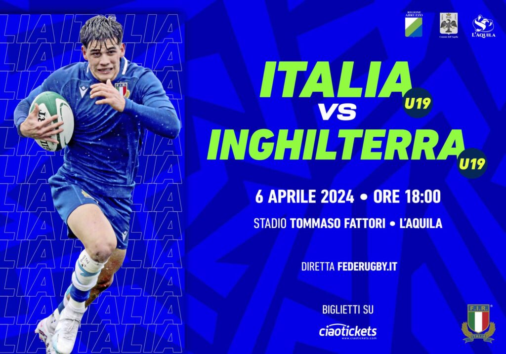 L’Aquila – Comunicato stampa presentazione partita rugby Italia – Inghilterra Under 19