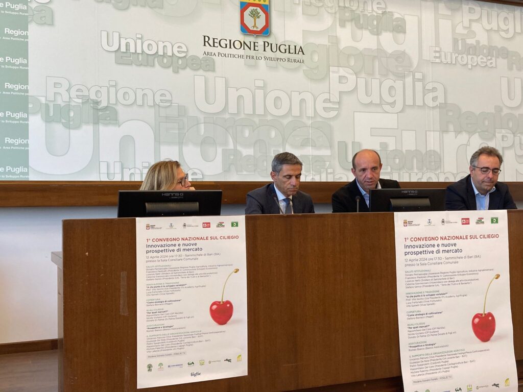 Agenzia regionale 415.24 Pentassuglia_presentazione primo convegno nazionale cerasicoltura a Sammichele di Bari