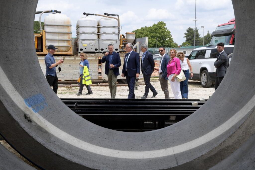 ROMA; SOPRALLUOGO GUALTIERI NUOVA FOGNATURA MUNICIPIO XV