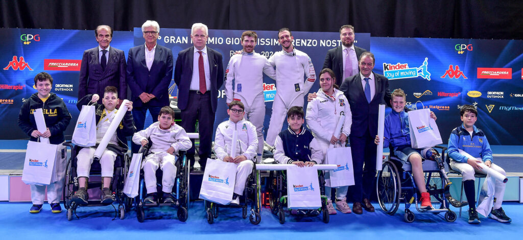 A Riccione emozioni e applausi per la “Festa della Scherma Paralimpica Under 14” nell’ambito del 60° GPG “Renzo Nostini” – Trofeo Kinder Joy of Moving