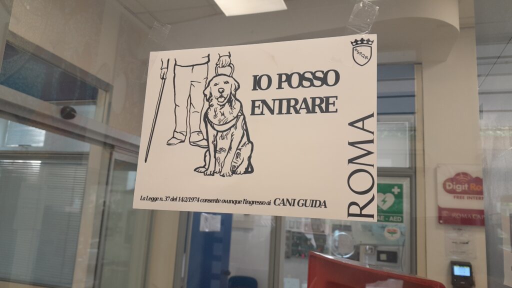 SOCIALE, IO POSSO ENTRARE: AL VIA LA CAMPAGNA PER GARANTIRE L’INGRESSO DEI CANI GUIDA NEI LUOGHI PUBBLICI